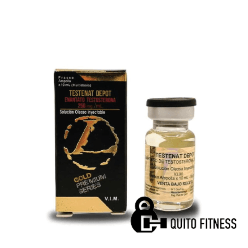 Testenat Depot Enantato De Testosterona 250mg 10ml Landerlan Gold