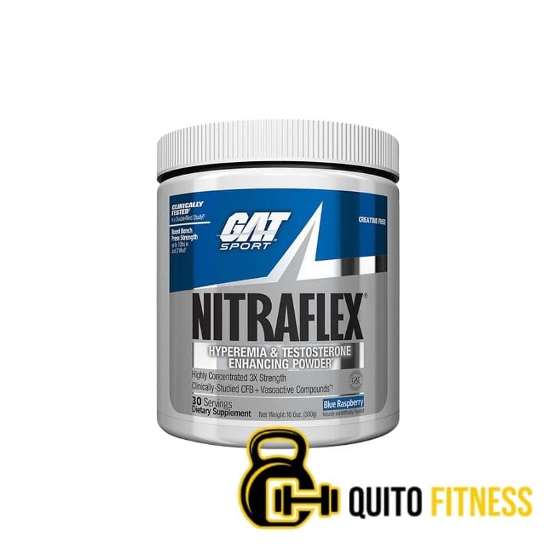 GAT Sport Nitraflex: hiperemia e testosterona em pó