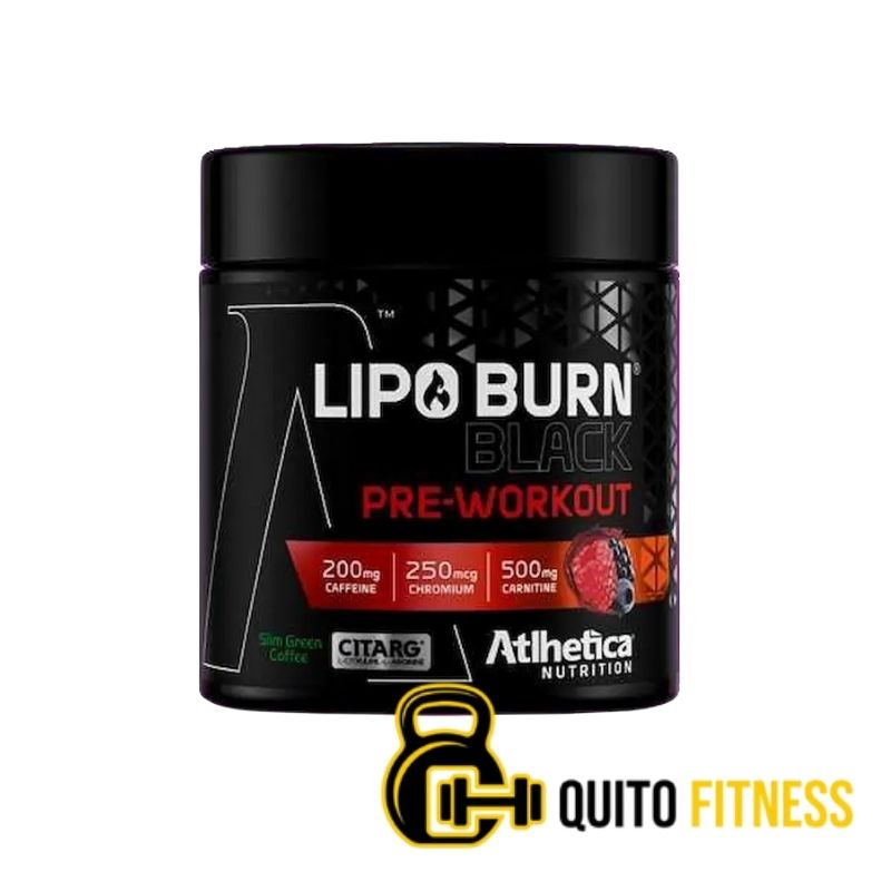 Atlhetica Nutrition Lipo Burn Black: Energía Termogênica Híbrida