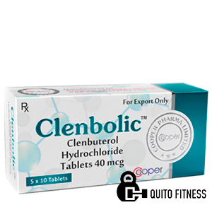 Clenbólico Clenbuterol 40mcg/50comp Cooper Pharma