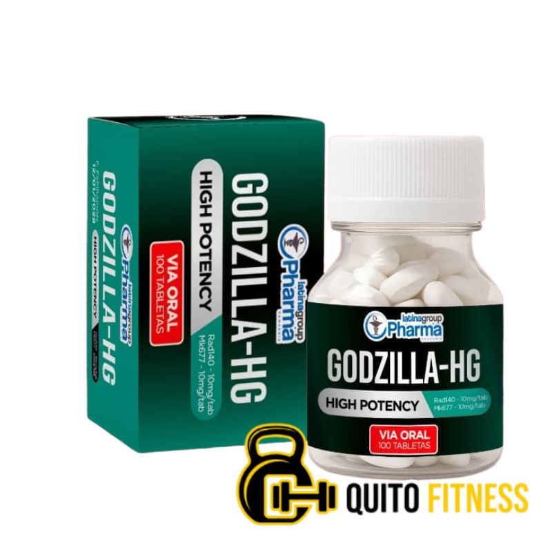 Godzilla-HG | Matriz de volume duplo (RAD-140 + MK-677) | 100 comprimidos