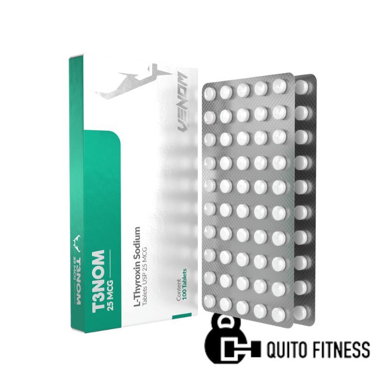 L-tiroxina sódica 25 mcg T3 Venom Pharma 100 Tab