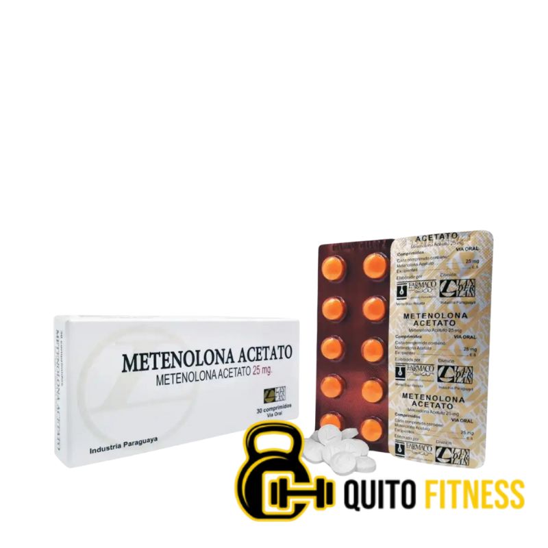 Acetato de metenolona 25 mg (Oral) – 30 comprimidos | Ideal para Ciclos de Definição