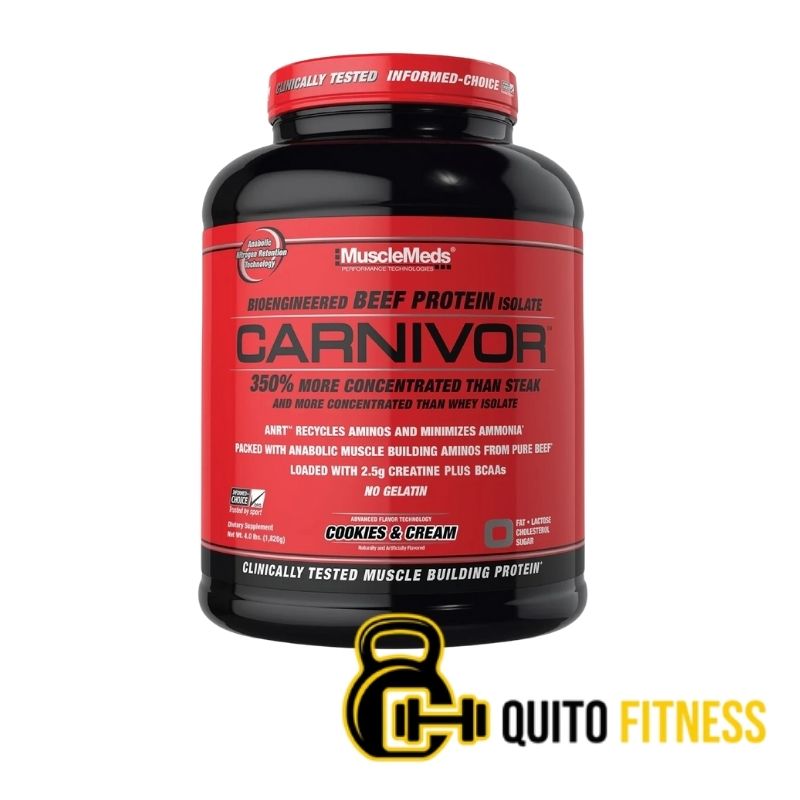 MuscleMeds Carnivor 4lbs: A Matriz de Carne Definitiva + Creatina