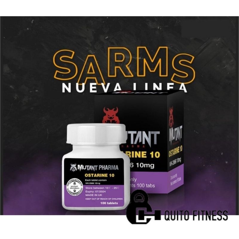 Ostarine 10 Mg Mutante Pharma 100 TAB